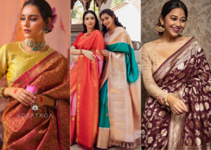 The Return of Plain Sarees